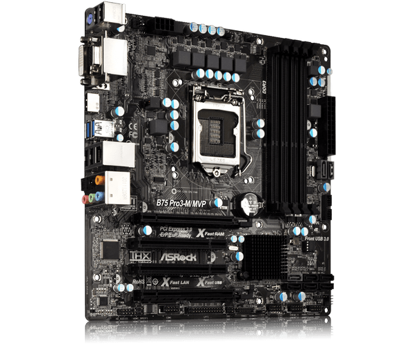 Asrock b75 pro3 m не запускается